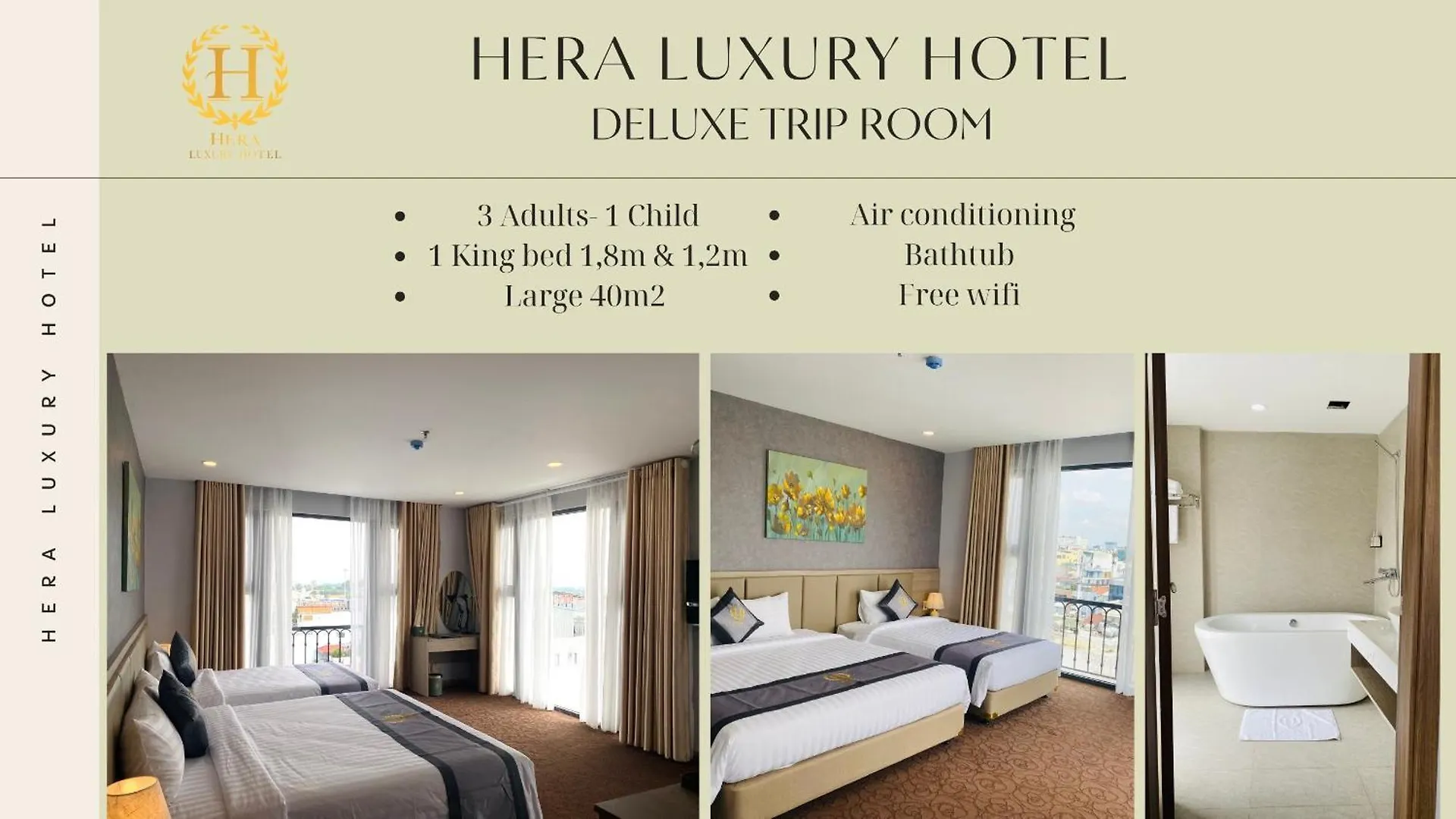 Hera Luxury Hotel 호치민 4*,  베트남